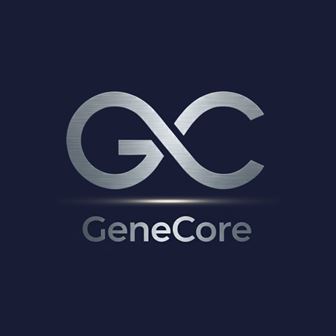 GENECORE WITH DEVICE OF GC trademark artwork