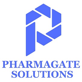 PHARMAGATE SOLUTIONS With P Logo trademark artwork