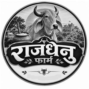 RAJDHENU FARM (With Device) trademark artwork