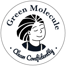 Green Molecule - Clean Confidently logo trademark artwork