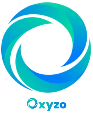 Oxyzo (Stylised Circular Device Forming Letter O) trademark artwork