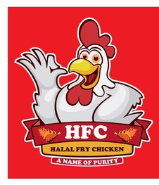 HFC HALAL FRY CHICKEN "A NAME OF PURITY" trademark artwork