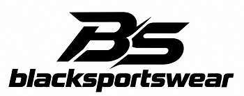 blacksportswear with device of BS trademark artwork