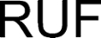 RUF trademark artwork
