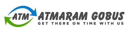ATMARAM GOBUS : GET THERE ON TIME WITH US [with the device of ATM] trademark artwork
