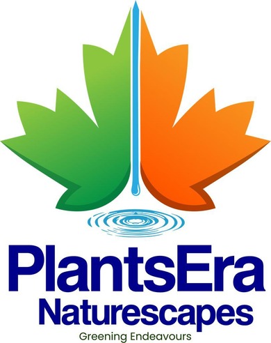 PlantsEra Naturescapes with tagline Greening Endeavours with device trademark artwork