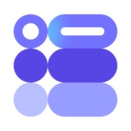 device of a two-by-three grid of shapes trademark artwork