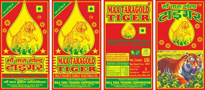 MAA TARA GOLD TIGER trademark artwork