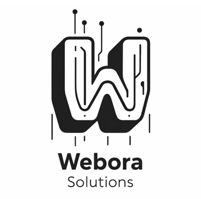 WEBORA SOLUTIONS device of W trademark artwork