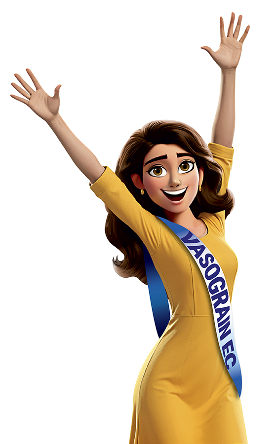 VASOGRAIN EC WITH MASCOT trademark artwork