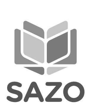 SAZO WITH DEVICE OF BOOK trademark artwork