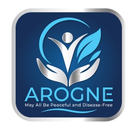 AROGNE : May All Be Peaceful and Disease-Free [with the device] trademark artwork