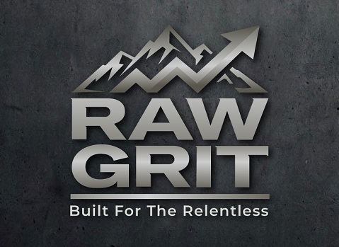 RAW GRIT : Built For The Relentless [with the device] trademark artwork