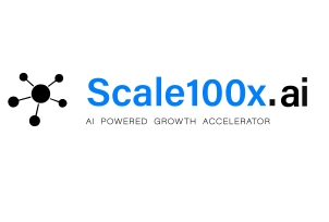 Scale100x.ai AI Powered Growth Accelerator trademark artwork