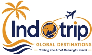 INDOTRIP GLOBAL DESTINATIONS WITH DEVICE trademark artwork