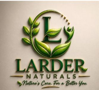 LARDER NATURALS -" NATURE'S CARE , FOR A BETTER YOU ." trademark artwork