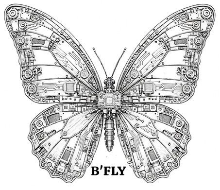 B'FLY trademark artwork