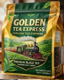GOLDEN TEA EXPRESS trademark artwork