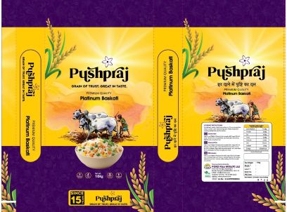 PUSHPRAJ PLATINUM BASKATI trademark artwork