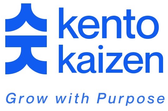kento kaizen with tagline Grow with Purpose with device trademark artwork