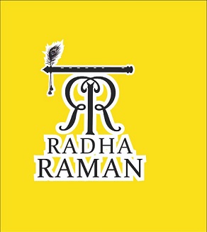 RADHA RAMAN WITH DEVICE OF RR trademark artwork