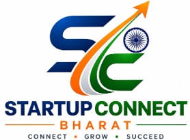 STARTUPCONNECT BHARAT - CONNECT . GROW . SUCCEED with letter SC trademark artwork