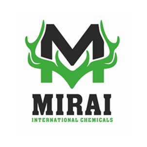 MIRAI INTERNATIONAL CHEMICALS WITH DEVICE OF M trademark artwork
