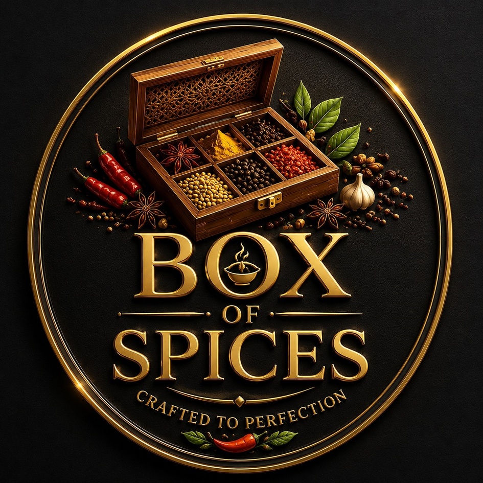 BOX OF SPICES -CRAFTED TO PERFECTION trademark artwork