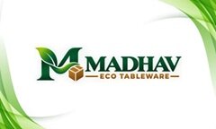 MADHAV ECO TABLEWARE WITH M LOGO trademark artwork