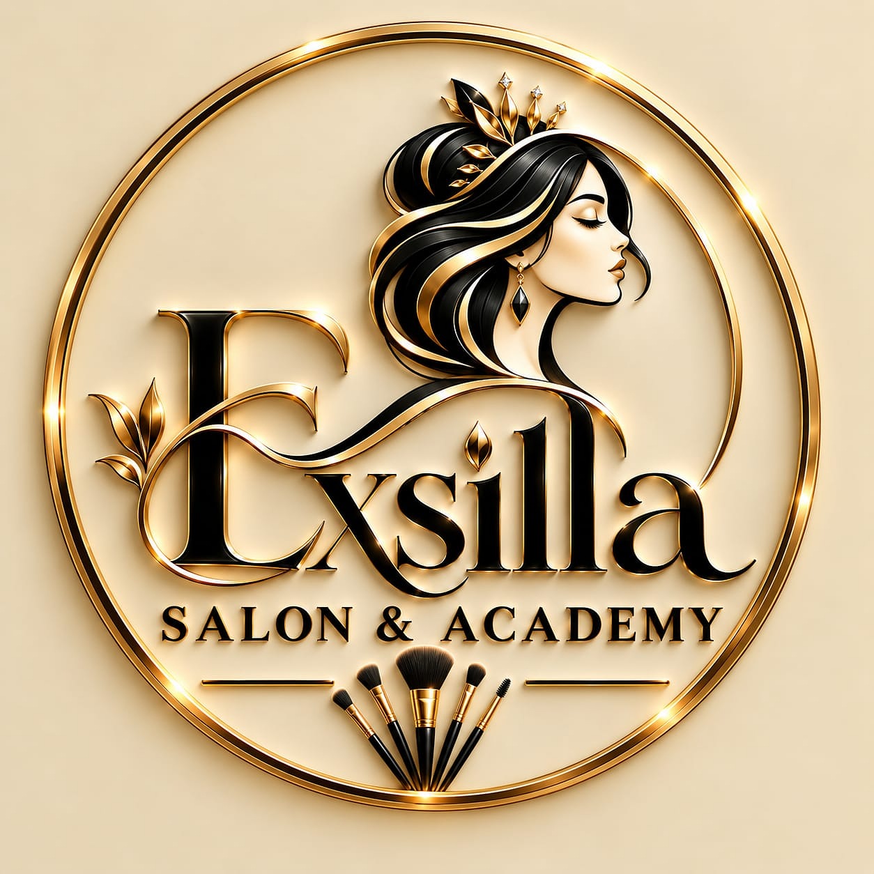 EXSILLA SALON & ACADEMY trademark artwork