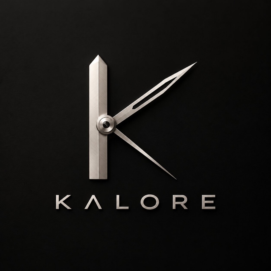 DEVICE OF K WITH KALORE trademark artwork