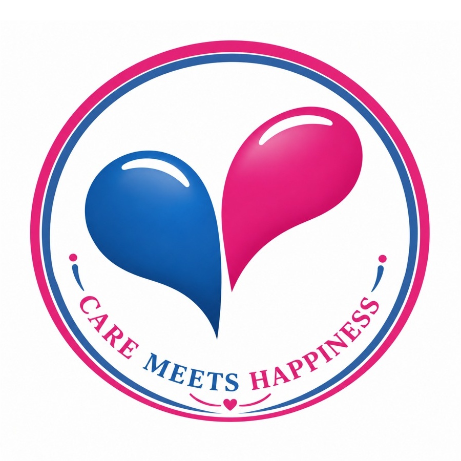 CARE MEETS HAPPINESS trademark artwork
