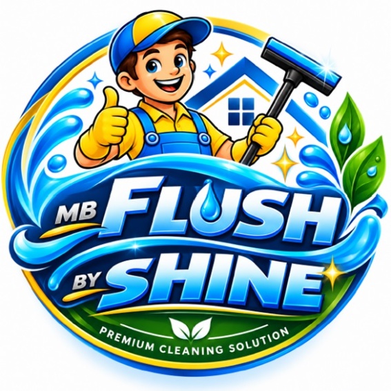 MB FLUSH BY SHINE PREMIUM CLEANING SOLUTION trademark artwork