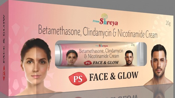 PS FACE & GLOW trademark artwork