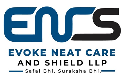 ENCS EVOKE NEAT CARE AND SHIELD LLP - Safai Bhi. Suraksha Bhi trademark artwork