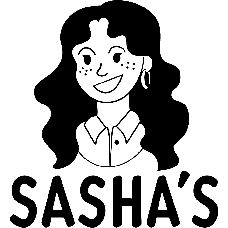 SASHA'S trademark artwork