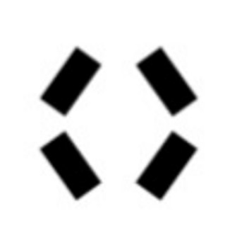 LOGO of a geometric design trademark artwork