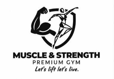 MUSCLE & STRENGTH PREMIUM GYM trademark artwork