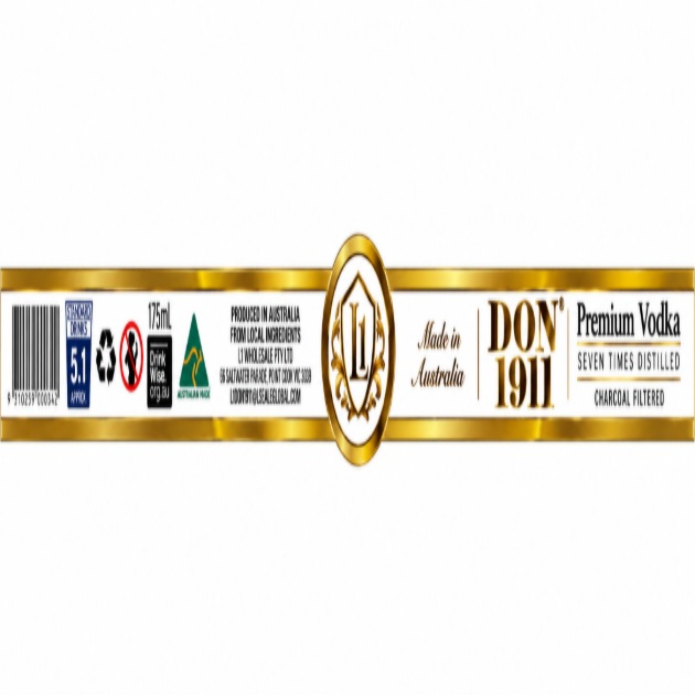 DON 1911 L1 Lable trademark artwork