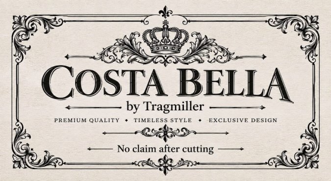 COSTA BELLA BY TRAGMILLER trademark artwork
