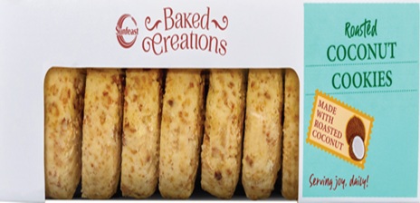 SUNFEAST BAKED CREATIONS ROASTED COCONUT COOKIES trademark artwork
