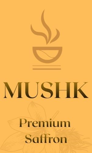 MUSHK PREMIUM SAFFRON LABEL trademark artwork