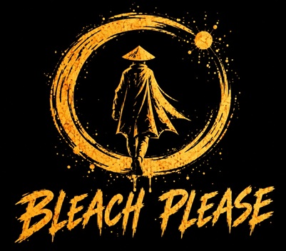 BLEACH PLEASE trademark artwork