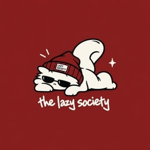 the lazy society trademark artwork