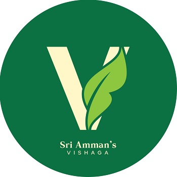 Sri Amman's VISHAGA with device of V trademark artwork