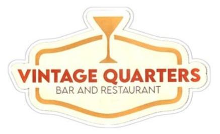 VINTAGE QUARTERS BAR AND RESTAURANT trademark artwork