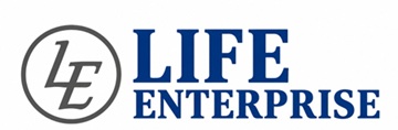 LIFE ENTERPRISE WITH LE LOGO trademark artwork