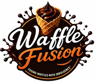 WAFFLE FUSION - FUSING WAFFLES WITH INDULGENCE trademark artwork