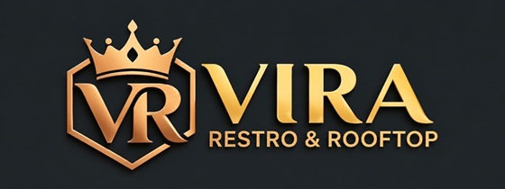 VIRA RESTRO & ROOFTOP with device of VR trademark artwork