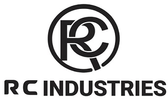 R C INDUSTRIES [WITH THE DEVICE OF RC] trademark artwork